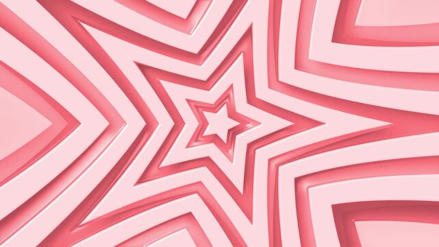 Abstract star pattern with layered geometric lines, creating a clean modern background animation