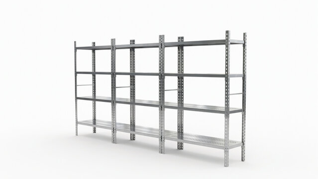 Industrial warehouse storage shelving unit