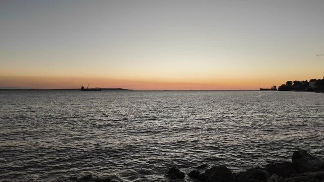 Beautiful Coastal Sunset View in Mahajanga Madagascar
