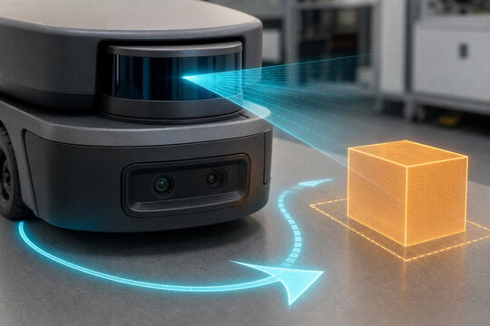Autonomous lidar delivery sensor overlay