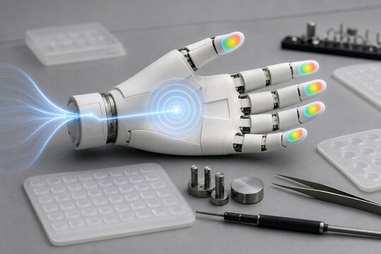 Prosthetic hand tactile calibration