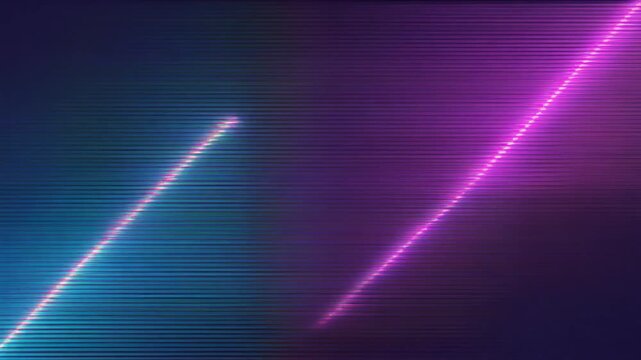 Cyberpunk Electric Blue and Laser Purple Gradient with Neon Glow and Digital Noise