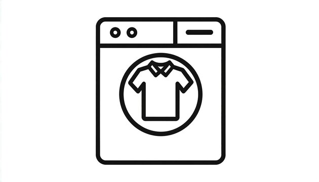 Washing Machine Outline.