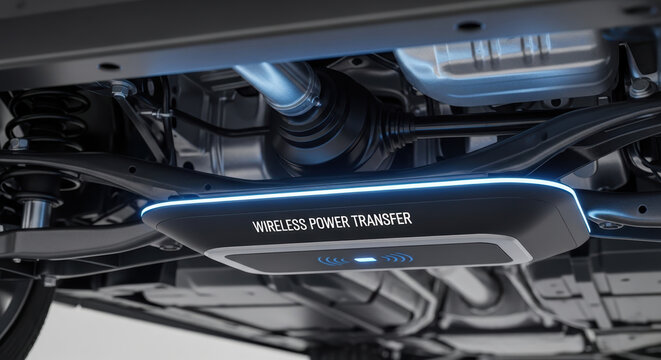 Wireless power transfer system integrated into vehicle drivetrain supports sustainable energy solutions and advanced research for efficient