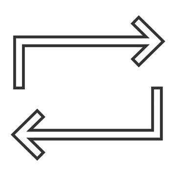 outline swapping arrows