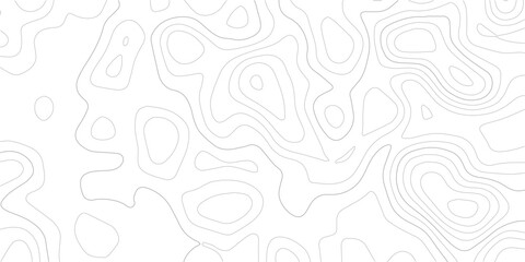 Abstract topographic map contour lines pattern in white with topographic abstract geography elevation cartography background navigation topography © Samim islam
