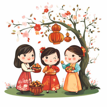 Joyeuse C&eacute;l&eacute;bration Traditionnelle Cor&eacute;enne
