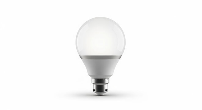 Classic light bulb with a smooth pearl glass finish