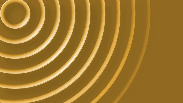 Soft concentric rings background animation, Concentric circular waves radiating from top-left corner on a minimalist