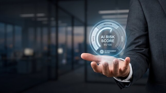 AI Risk Assessment Dashboard with Intelligent Risk Score Analytics, Automated Compliance Monitoring, Predictive Risk Management and Business Security Analysis