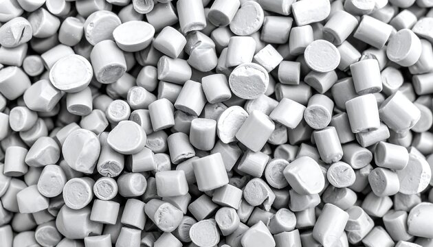 White Plastic Pellets.