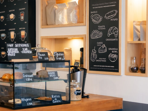 Coffee shop interior 