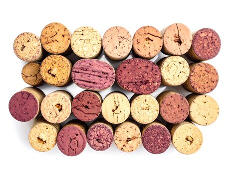 Wine Corks Closeup.