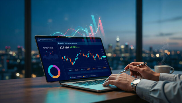 Trading stock stock market trading investment broker stock exchange market