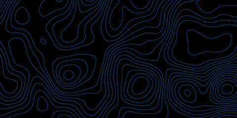 Topographic map background with geographic grid for hiking and mountain sport. luxury topographic wavy pattern and geographic grid map design. paper texture Imitation of a geographical map shades. © Abdur Rahman Safin 