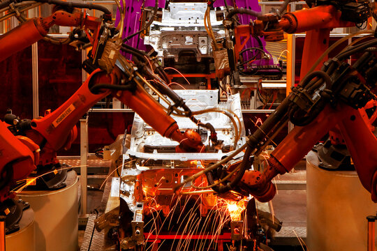 Automotive production line automation