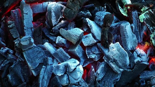 Close Up of a Pile of Colorful Blue and Red Fish with Natural Sea Texture and Fresh Seafood Background