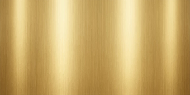 Polished gold metallic background, brushed metal surface in a warm abstract gradient, premium design for banner, cover and branding