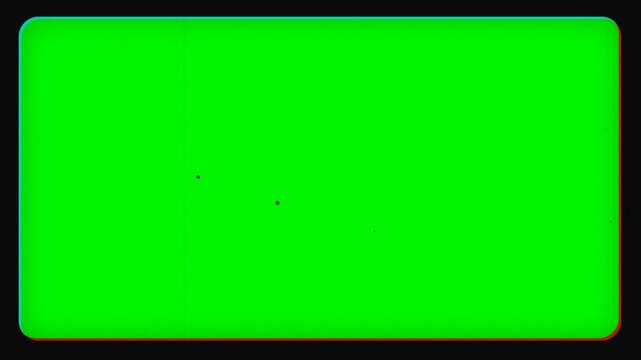 Super 8mm film green screen overlay frame, vintage dirt noise texture nostalgic video effect loop
