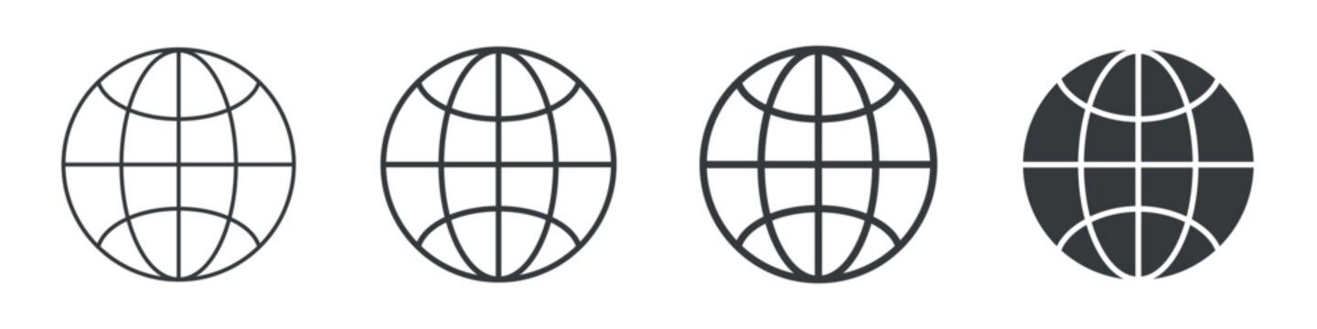 Internet Different Icon Set Simple Style Collection 