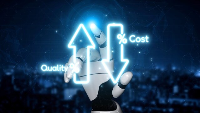 Business concept showing cost reduction and quality increase using Lean, Six Sigma, and Total Quality Management (TQM) to enhance efficiency, value, and customer satisfaction. Muxer