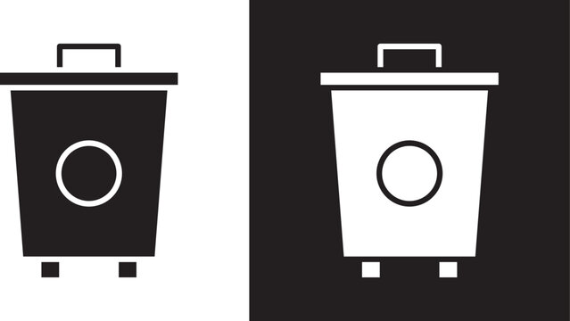 Trash compactor icon