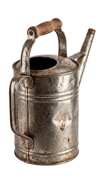 Regadera met&aacute;lica de estilo vintage perfecta para jardiner&iacute;a, decoraci&oacute;n y conceptos ecol&oacute;gicos. PNG Transparente