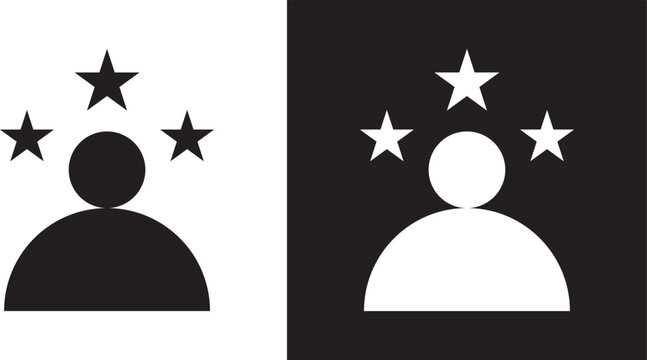 VIP person icon