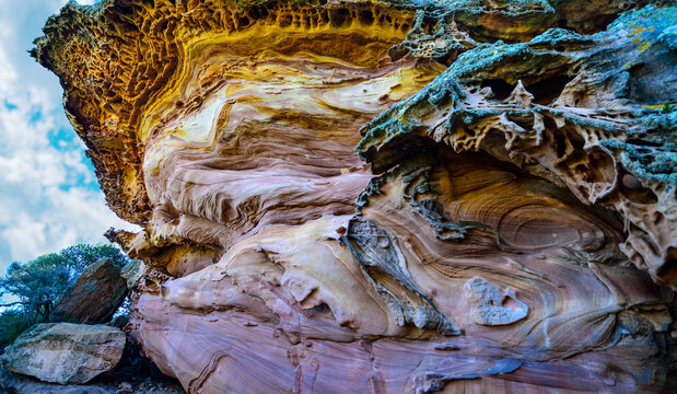 Piedras de Egipto en Menorca, formaci&oacute;n de arenisca que la naturaleza a moldeado a su antojo dejando esta formaci&oacute;n tan singular 