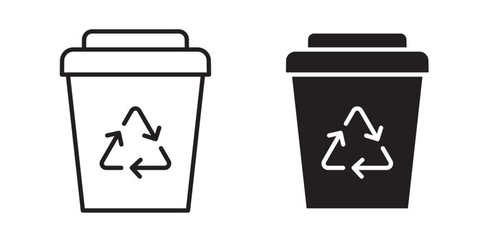 Trash compactor icon
