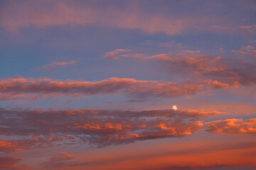 Fototapeta premium red sky at sunset
