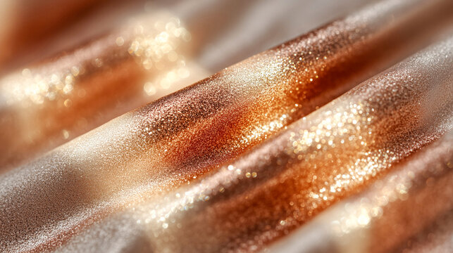 Elegant Rose Gold Shimmering Fabric Texture