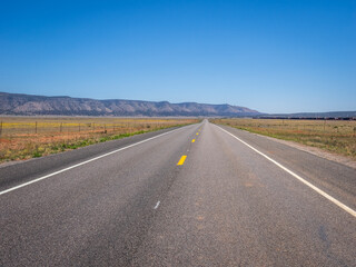 Fototapeta premium Historic Route 66 between Seligman and Kingman in northwestern Arizona USA