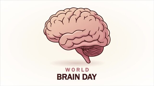 brain world day 3d banner