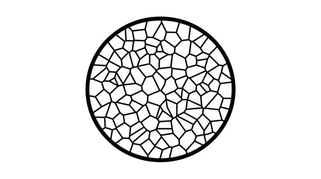 Abstract Geometric Pattern Circle