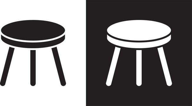Three legged stool icon