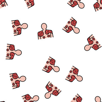 psoriasis disease vector seamless pattern psoriasis disease sign illustration
