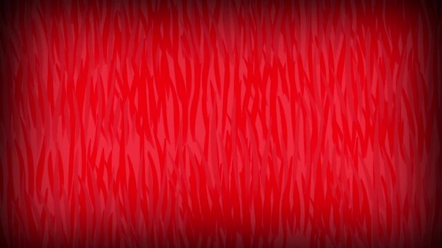 Red tiger fur pattern texture moving background animation loop for creative design projects.