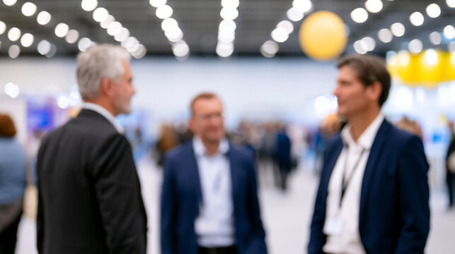 Defocused Background of International Renewable Energy Conference and Exhibition