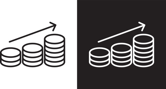 Money increase icon