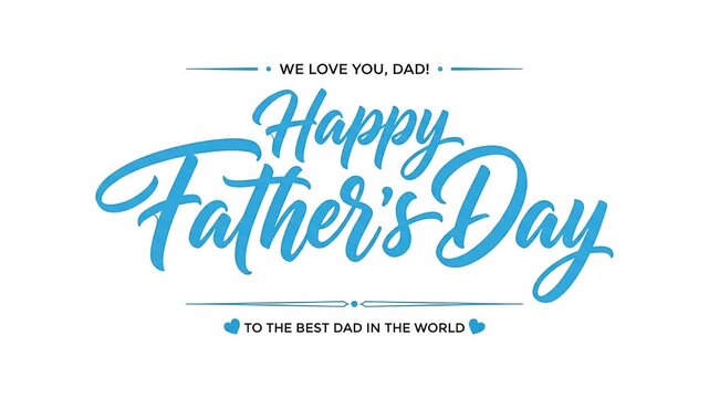 Celebrating Father's Day with heartfelt messages and colorful designs honoring dads everywhere