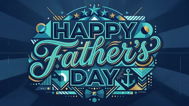 Celebration of Father's Day with vibrant graphic designs and heartfelt messages for a special day of appreciation and love
