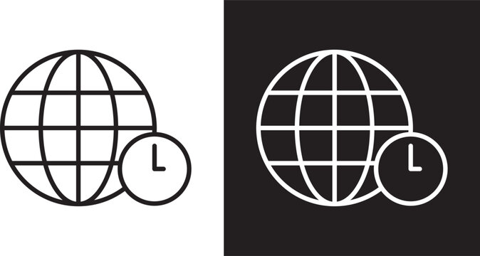 Time zones icon