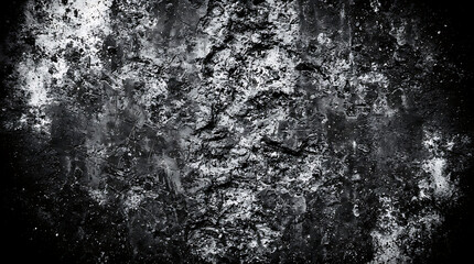 Obraz premium Gritty distressed metal texture featuring high contrast monochromatic surface details for industrial backgrounds with highly textured distressed