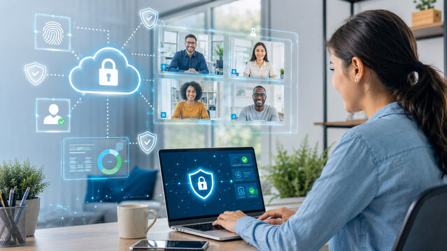 Secure Remote Team Collaboration in Cloud Network