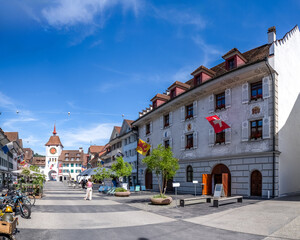 Obraz premium Altstadt, Wilisau, Schweiz 