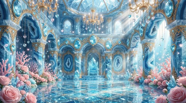 Galleria di Castelli di Cristallo, Architetture Fantasy e Palazzi di Ghiaccio Incantati