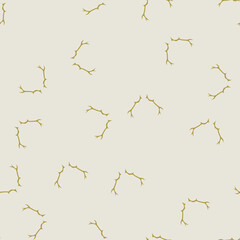 Fototapeta premium deer wildlife animal vector glyph seamless pattern deer wildlife animal sign illustration