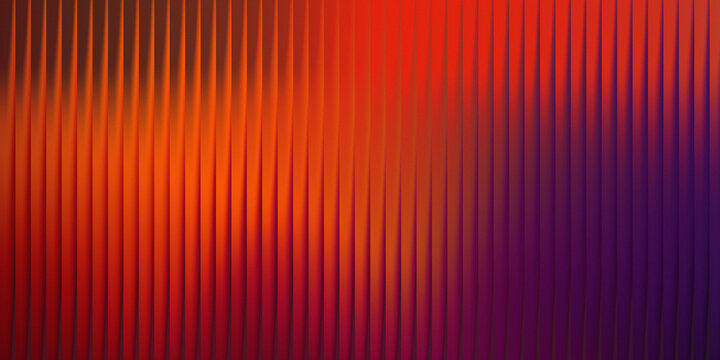 Abstract wallpaper showcasing vertical lines with vibrant orange and red gradient blending into deep purple edge digital art theme.