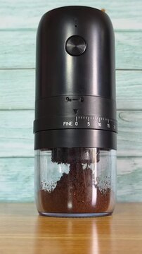 Wireless Coffee Grinder for Home Use | Portable Electric Coffee Bean Mill